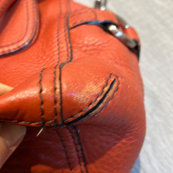 Small orange Cole Haan handbag - Picture 5 of 12